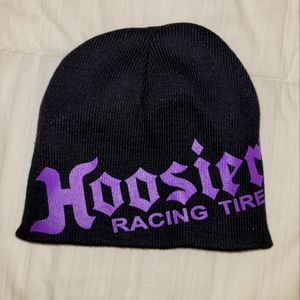 NWOT Hoosier Racing Beanie (reversible)